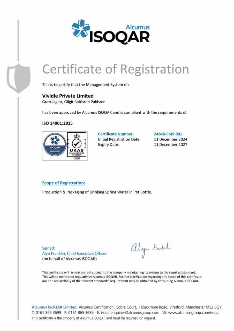 puraspring certificate